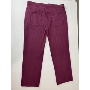 GAP 90s Loose Mid Rise Jeans Berry Magenta Y2K Relaxed Fit Denim Retro 16 / 33